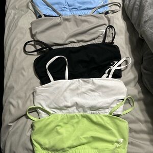 Gymshark Blue and Gray Sports Bras Intimates